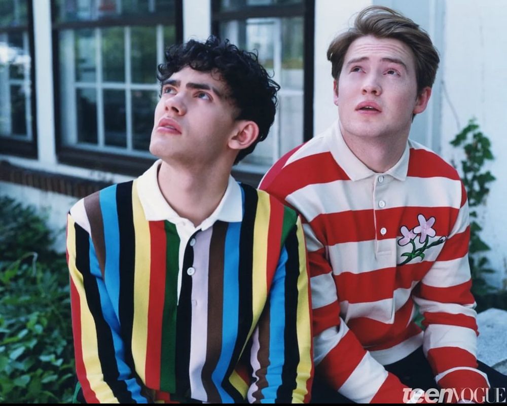 Joe Locke and Kit Connor for Teen Vogue, August 7, 2023. Photos by Angalis Field.