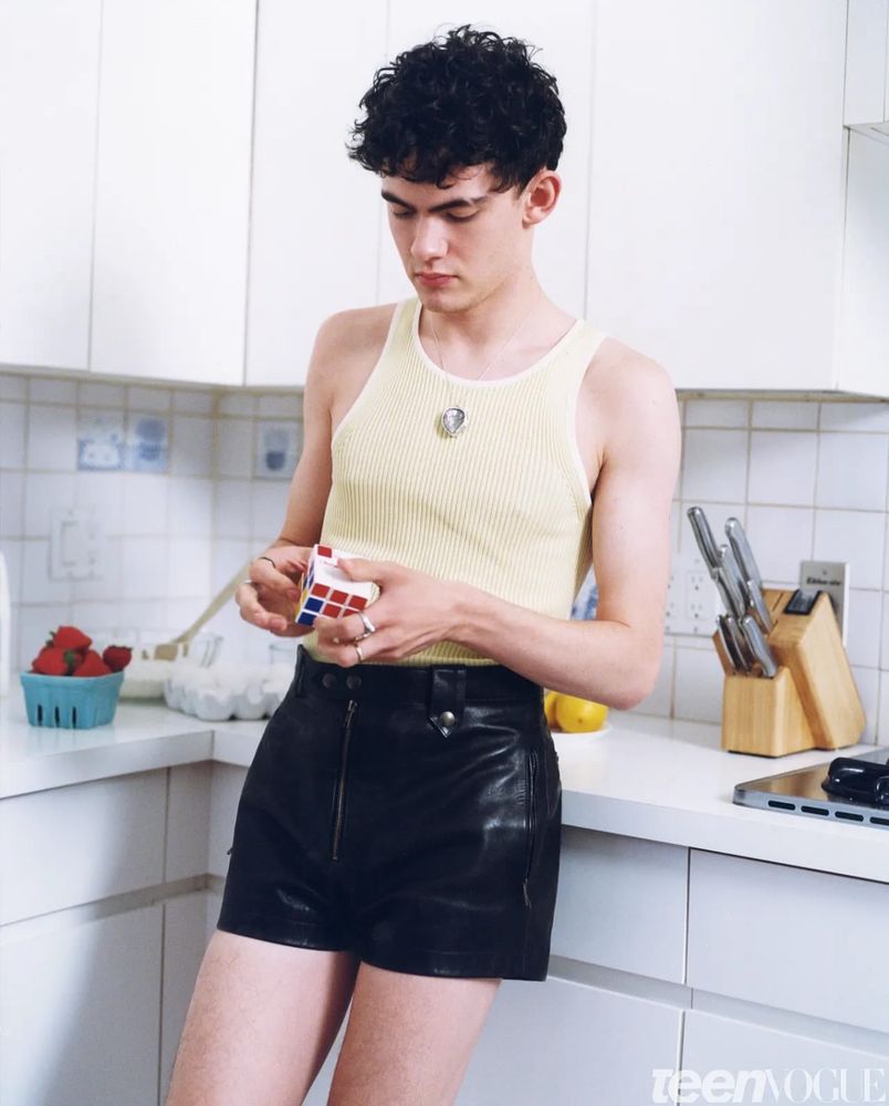 Joe Locke for Teen Vogue, August 7, 2023. Photos by Angalis Field.