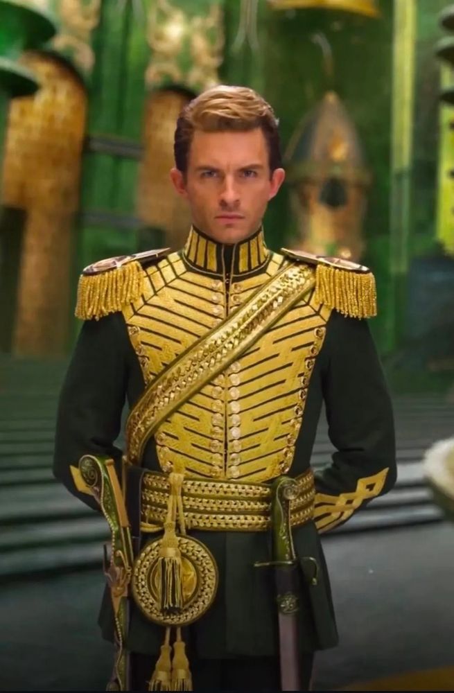 Jonathan Bailey as Fiyero Tigelaar in Wicked: For Good. 