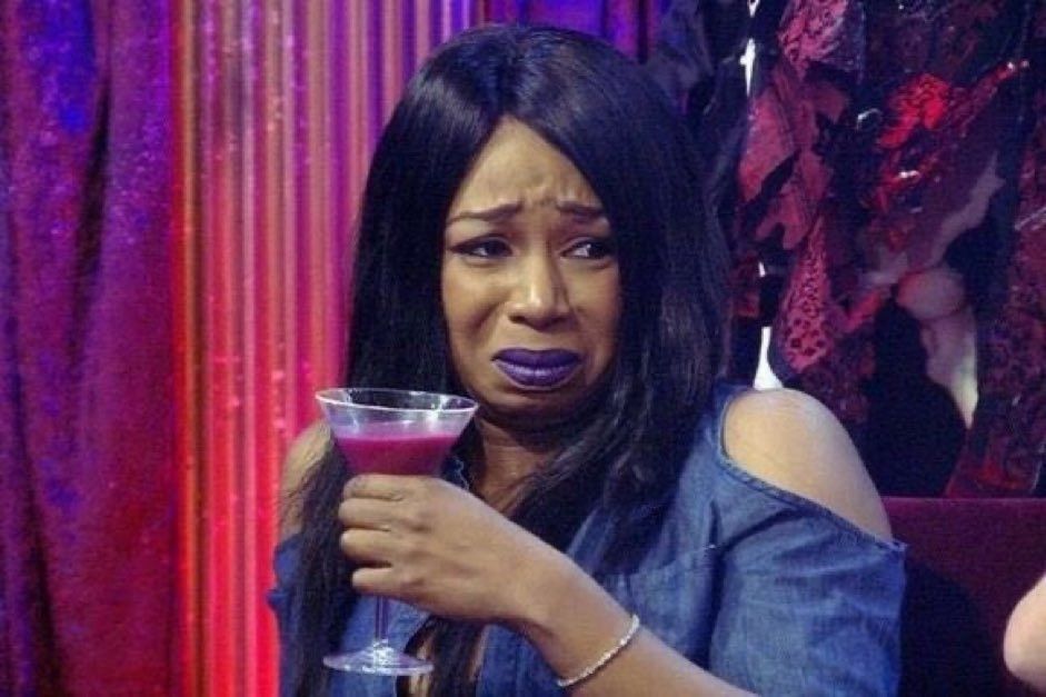 Black women looking disgusted 