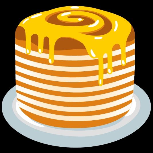 Honey cake sticker