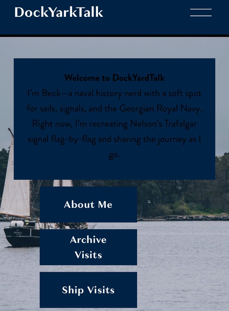 A screengrab of Beck’s no doubt otherwise excellent website.