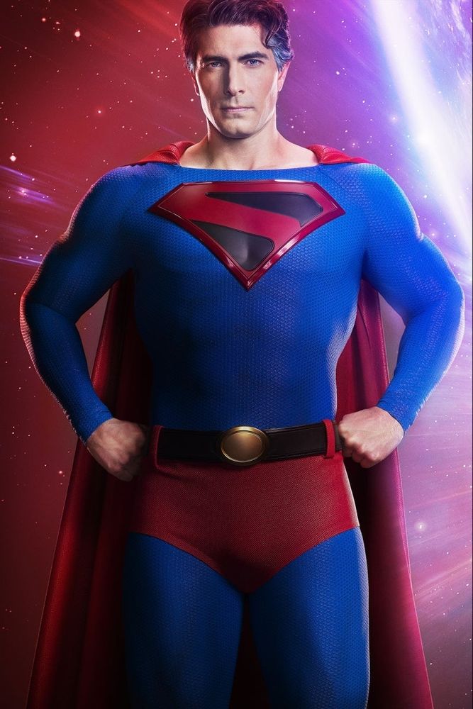 Brandon Routh as the Kingdom Come Superman from the Arrowverse series.