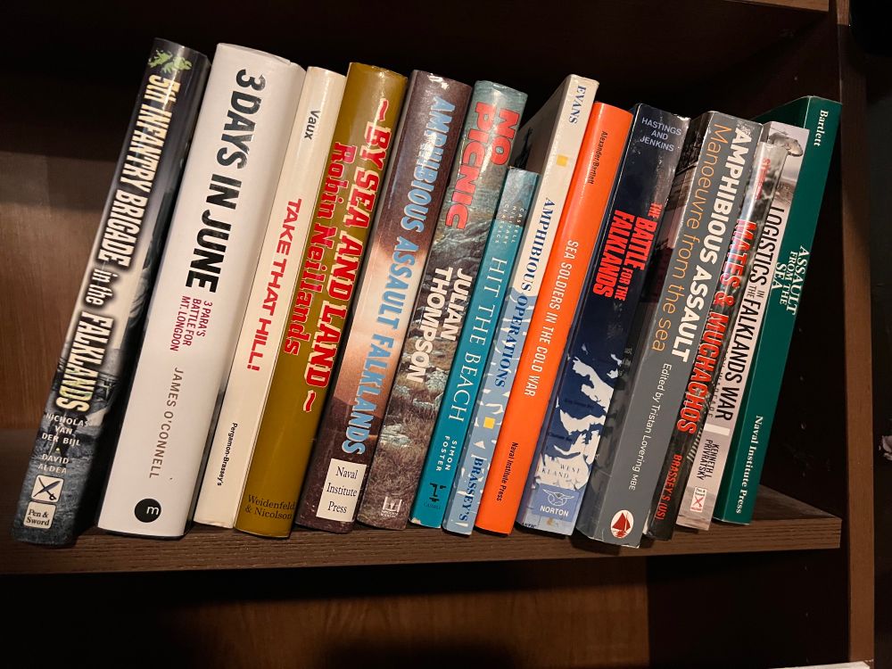 List of books about the Falkland’s War.