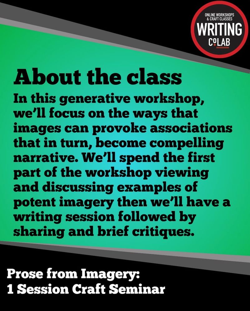 a brief summary of what the class will focus on