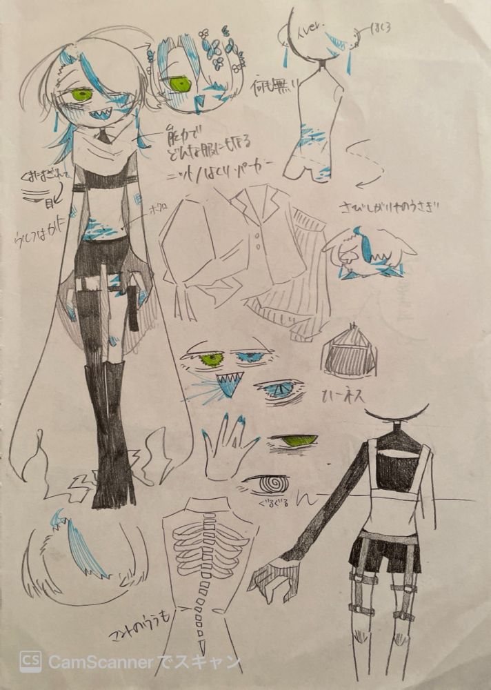 結構昔に描いたものです
デザイン違います