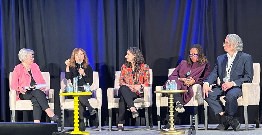All five researchers in the closing plenary session: Drs Proctor, Perez Jolles, Agulnik, Iwelunmor, and Helfrich