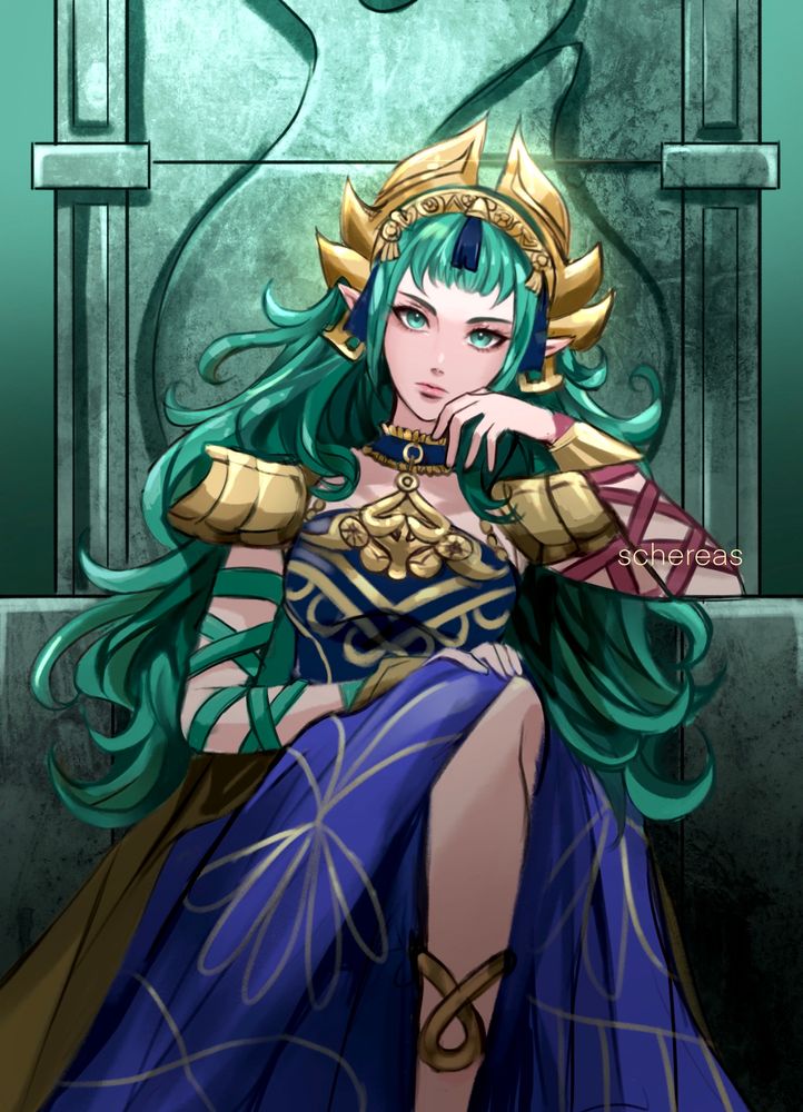 My artwork of Sothis from Fire Emblem (Fortune’s Weave design)