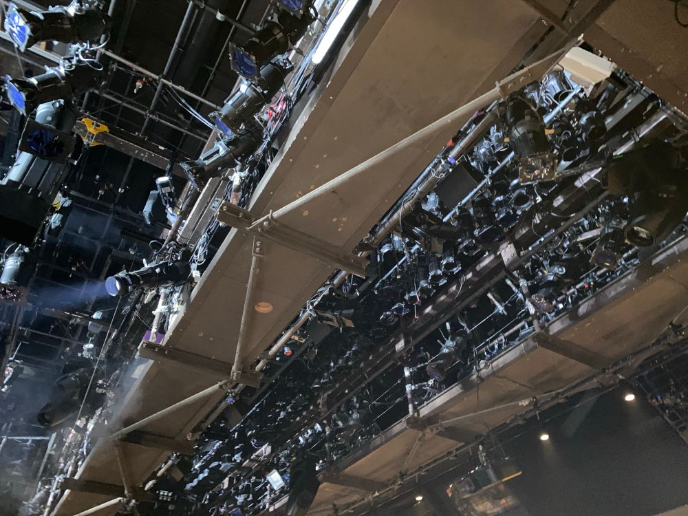 The lighting bank at the Donmar 