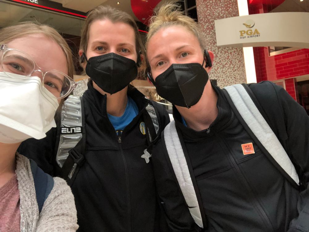 Me with Allie Quigley and Courtney Vandersloot