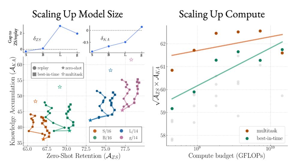 Plots showing the scaling dynamics described in the text.