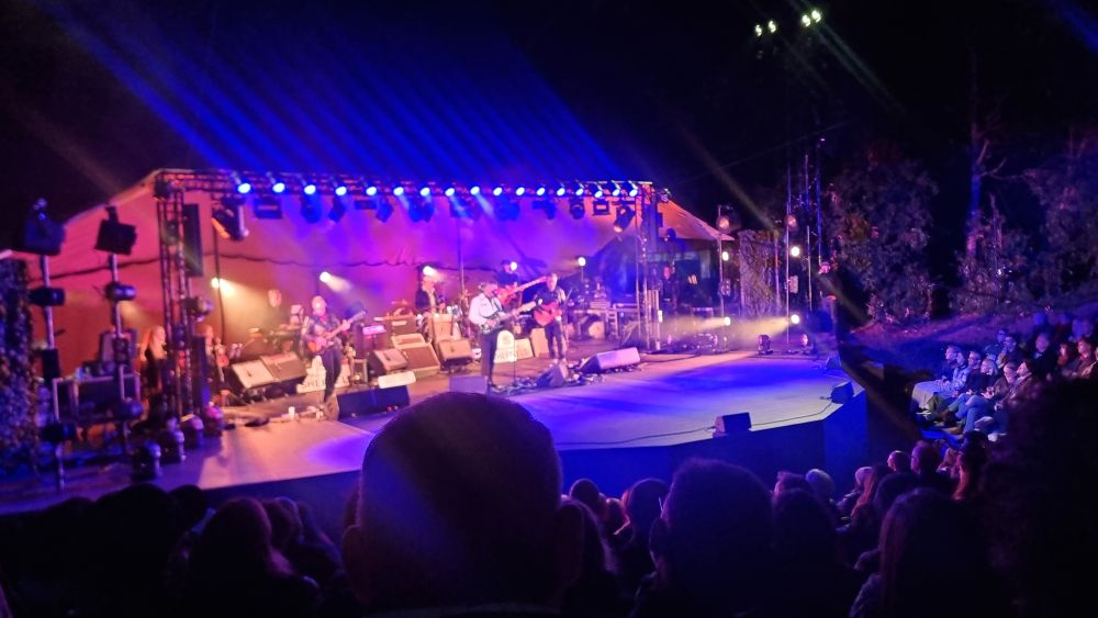 Richard Hawley playing live at the Regents Oark Open Air Theatre