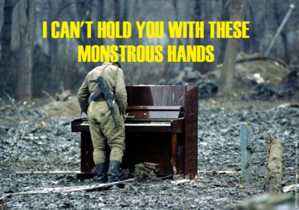 I CAN’T HOLD YOU WITH THESE MONSTROUS HANDS PT. 1