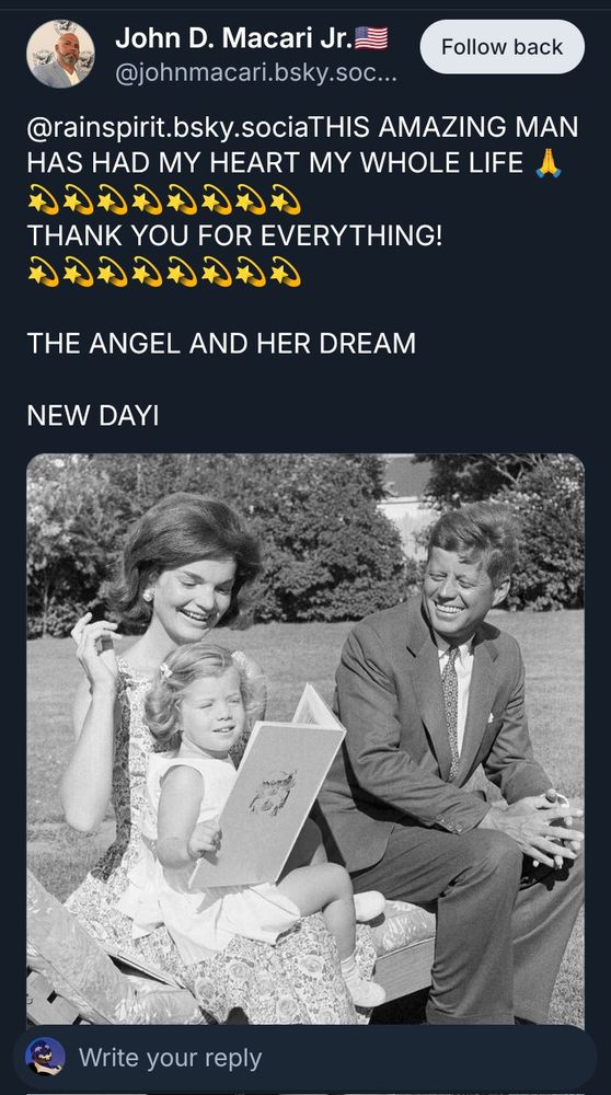 A failed attempt to @ me with a picture of RFK I think?