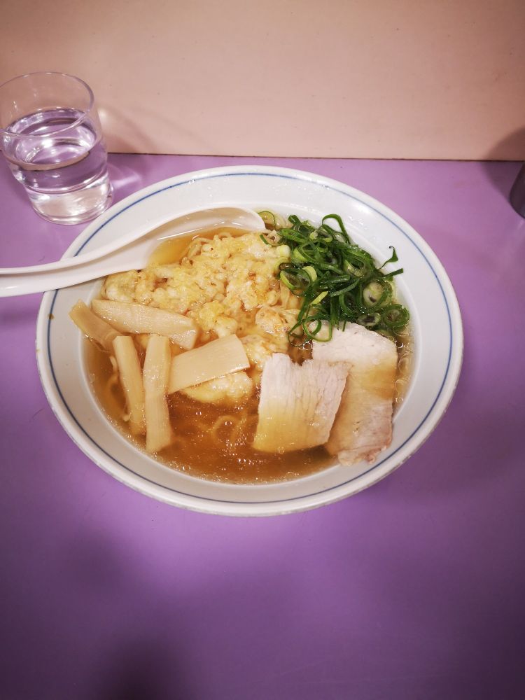 みやちの天ぷら中華。