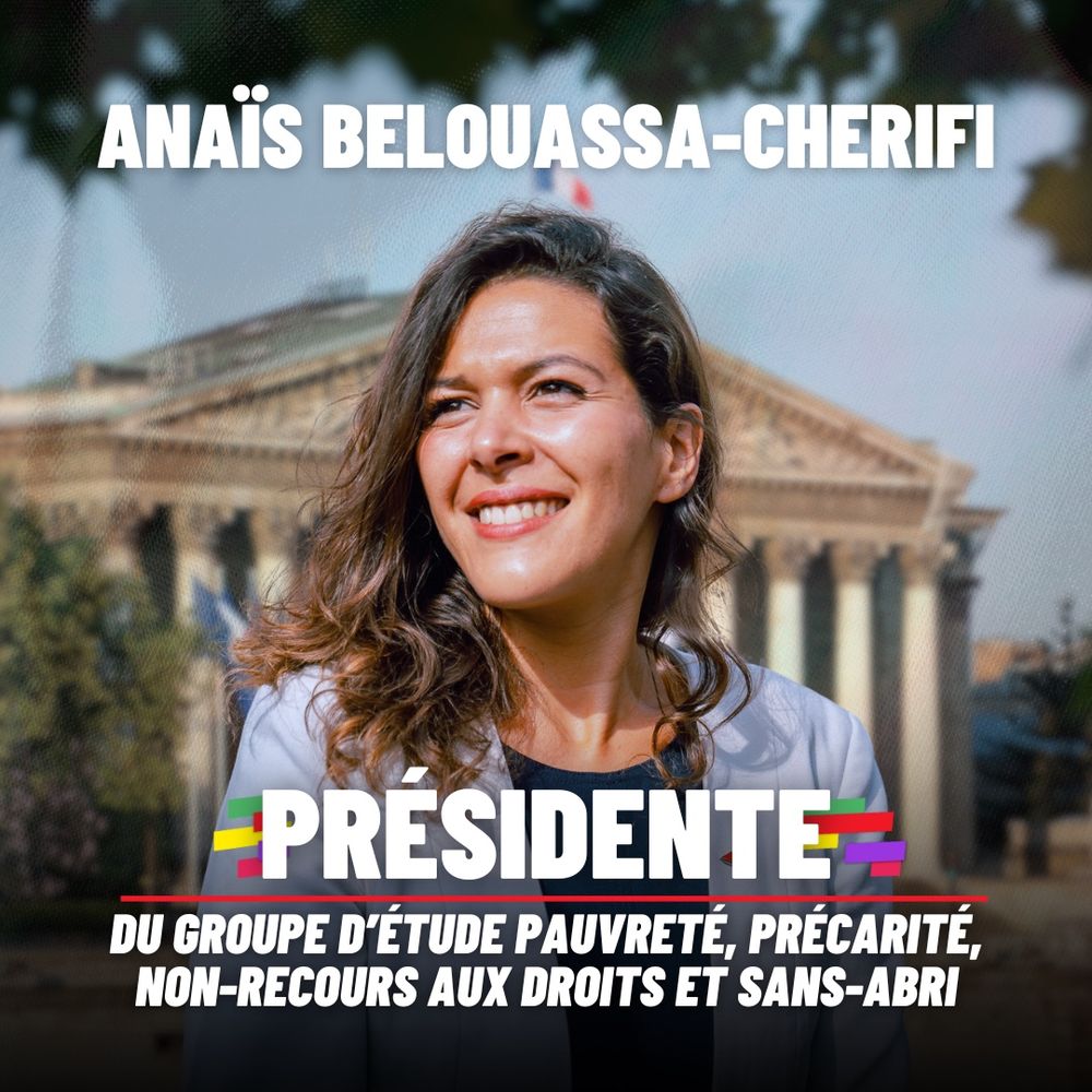 🔴 Très heureuse de vous annoncer que j’ai été nommée présidente du groupe d’étude pauvreté, précarité, non-recours aux droits et sans-abris à l’Assemblée nationale !