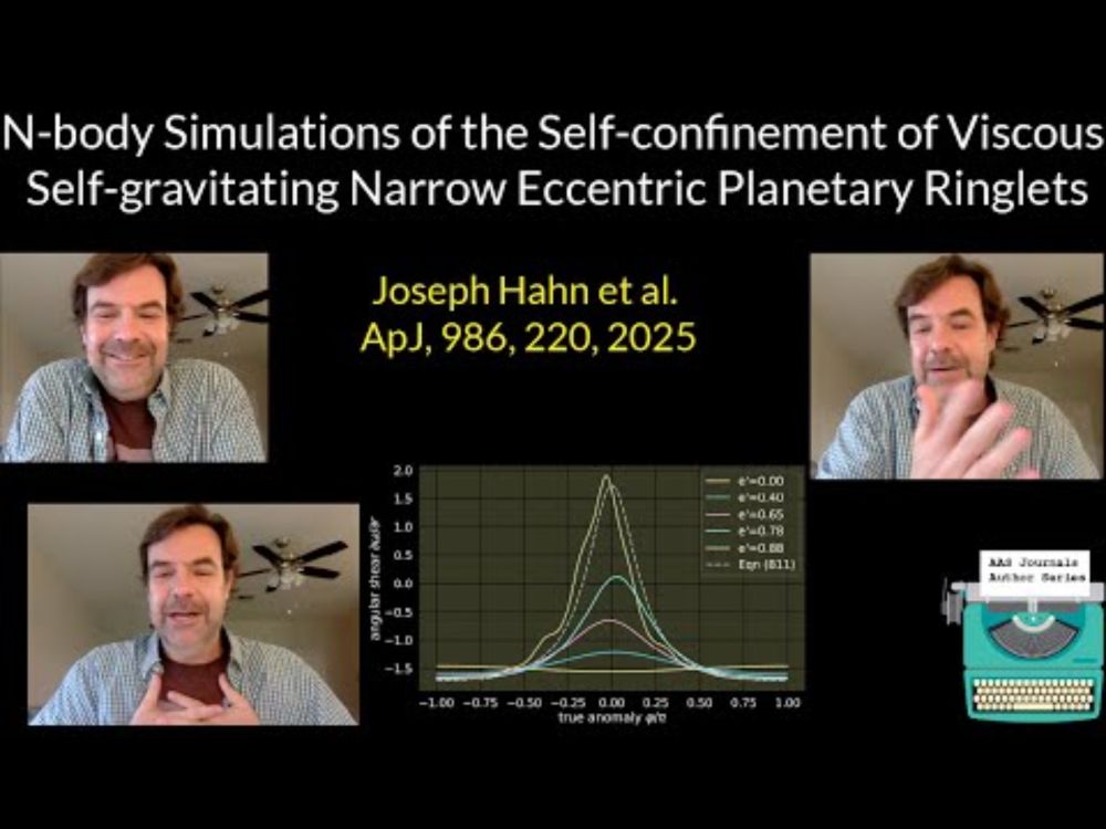 AAS Journal Author Series: Joe Hahn on 2025ApJ...986..220H