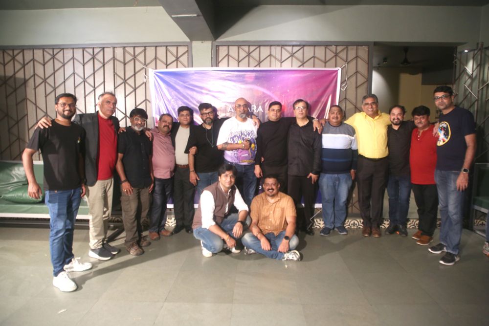 Aptara leaders and department heads group photo at Nova Rise Annual Party 2025