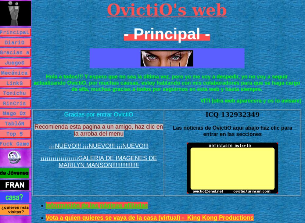 Arqueología digital - Restaurando mis webs de GeoCities