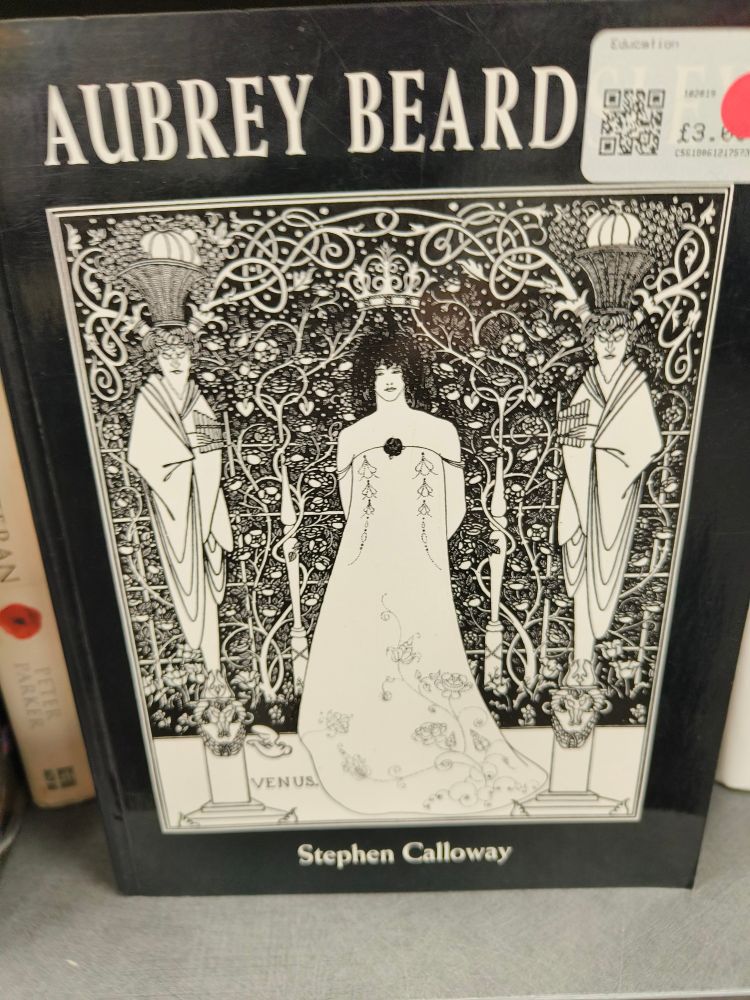 A picture of the cover of the book Aubrey Beardsley by Stephen Galloway.
