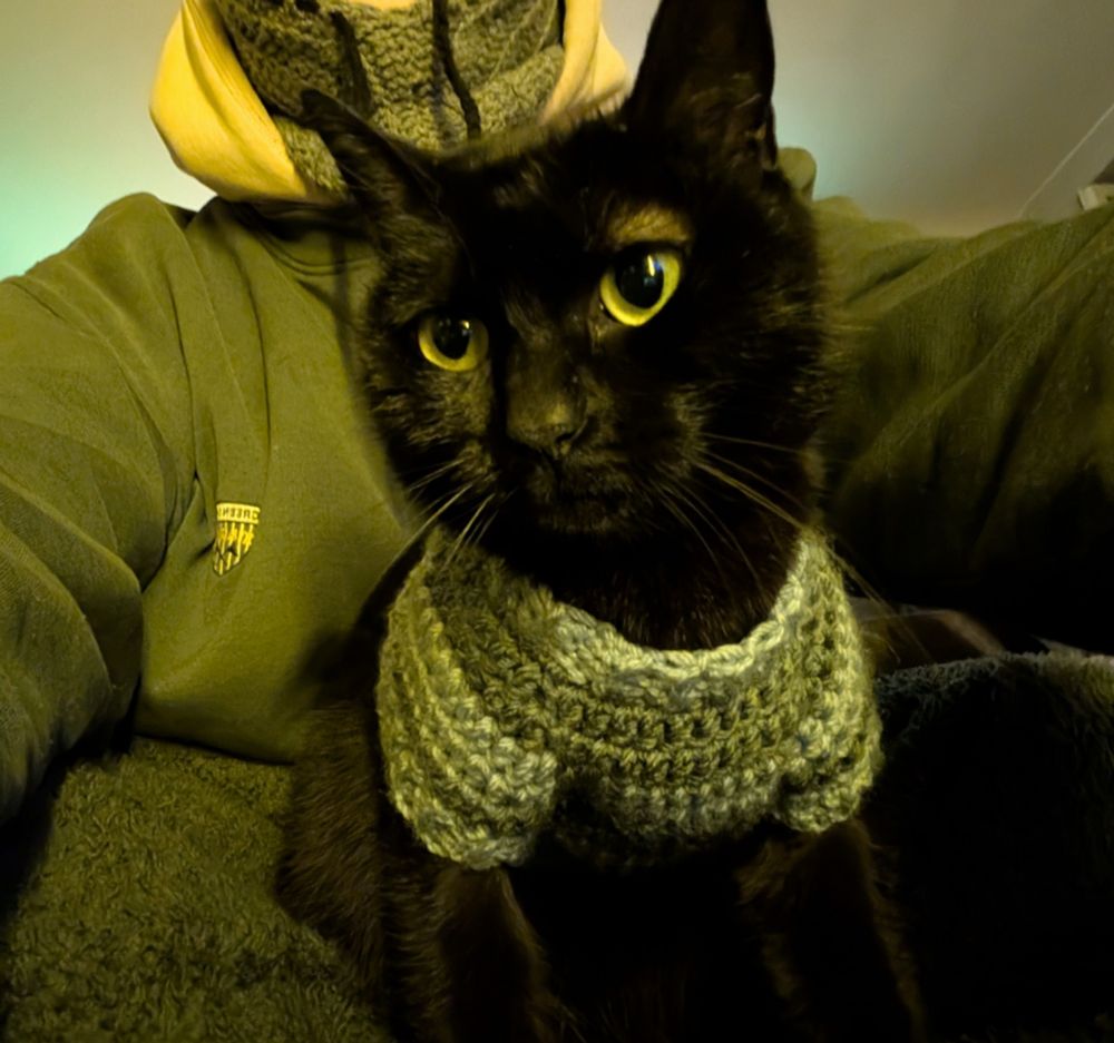 toujours tika portant le pull avec moi en fond 