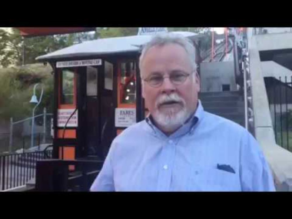 Mike Connelly at Angels Flight