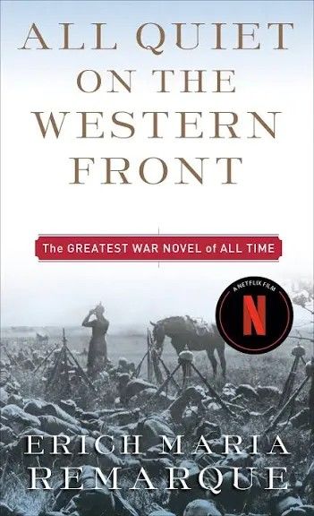 The book cover of All Quiet on the Western Front