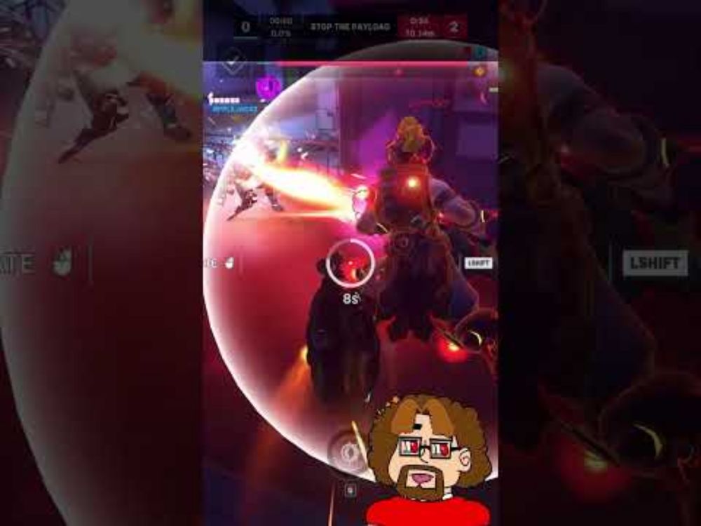 Junkrat’s Revenge: Spinning the Block on Zarya | IAJ #overwatch2  #shorts