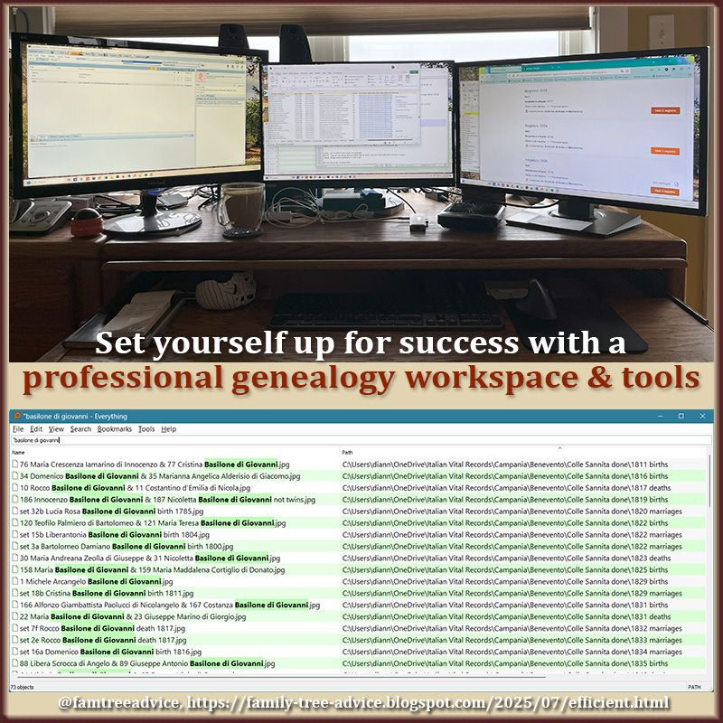 Use the right technology to build your family tree with ease and efficiency.