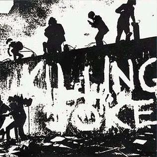 Image of the cover of Killing Joke’s 1980 self-titled debut album.