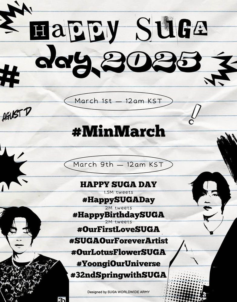 SUGA DAY 2025 TAGS