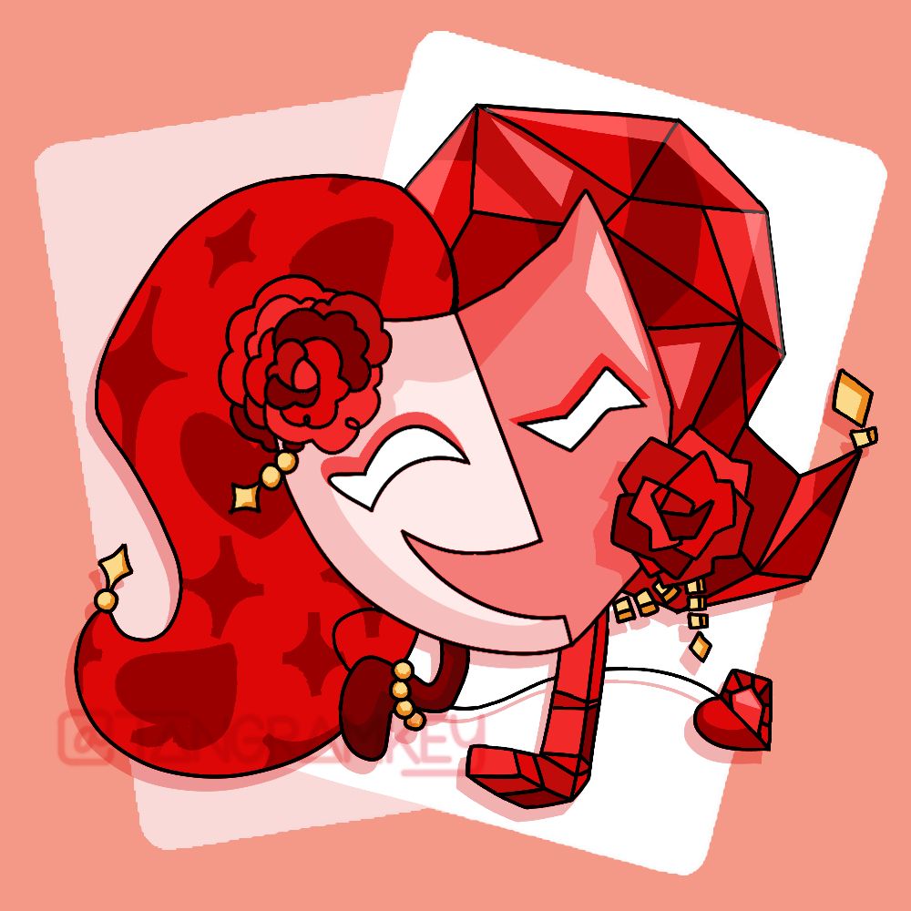 A drawing of Jester Hat in an ENA (ƎNA - Joel G.) style