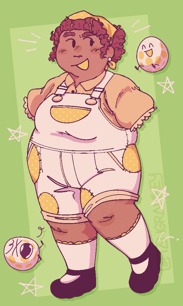 A gijinka of Eggy.