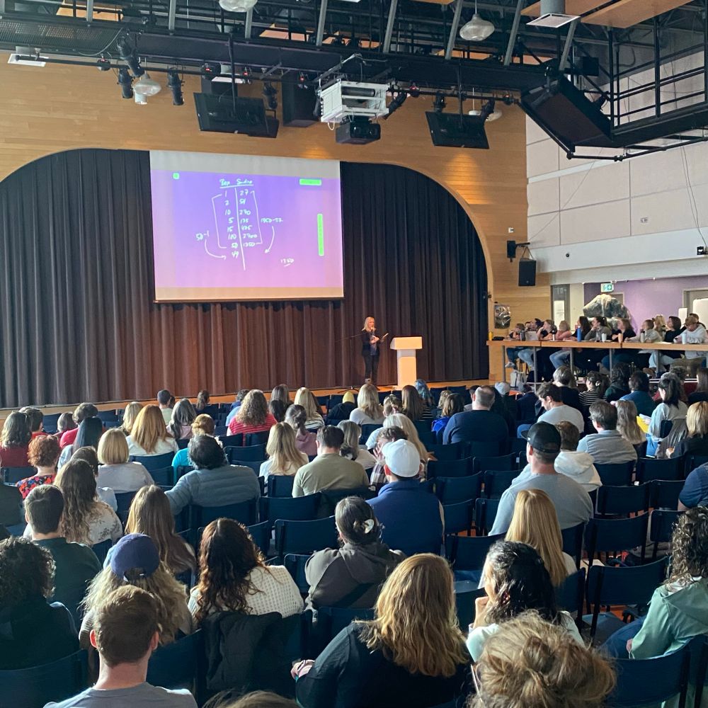 Pam Harris keynote at MTA conference 