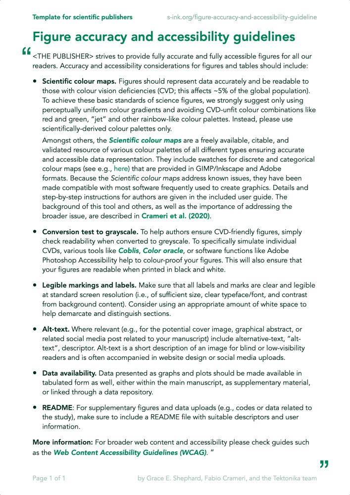 Figure accuracy and accessiblity guideline