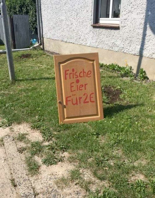frische eier für 2€