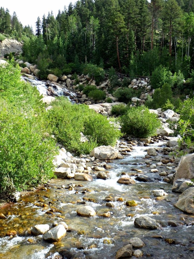 Cascades in the Roaring River near Horseshoe Park. Rocky Mountain National Park, Colorado, 06 Aug 2013. #NationalParks