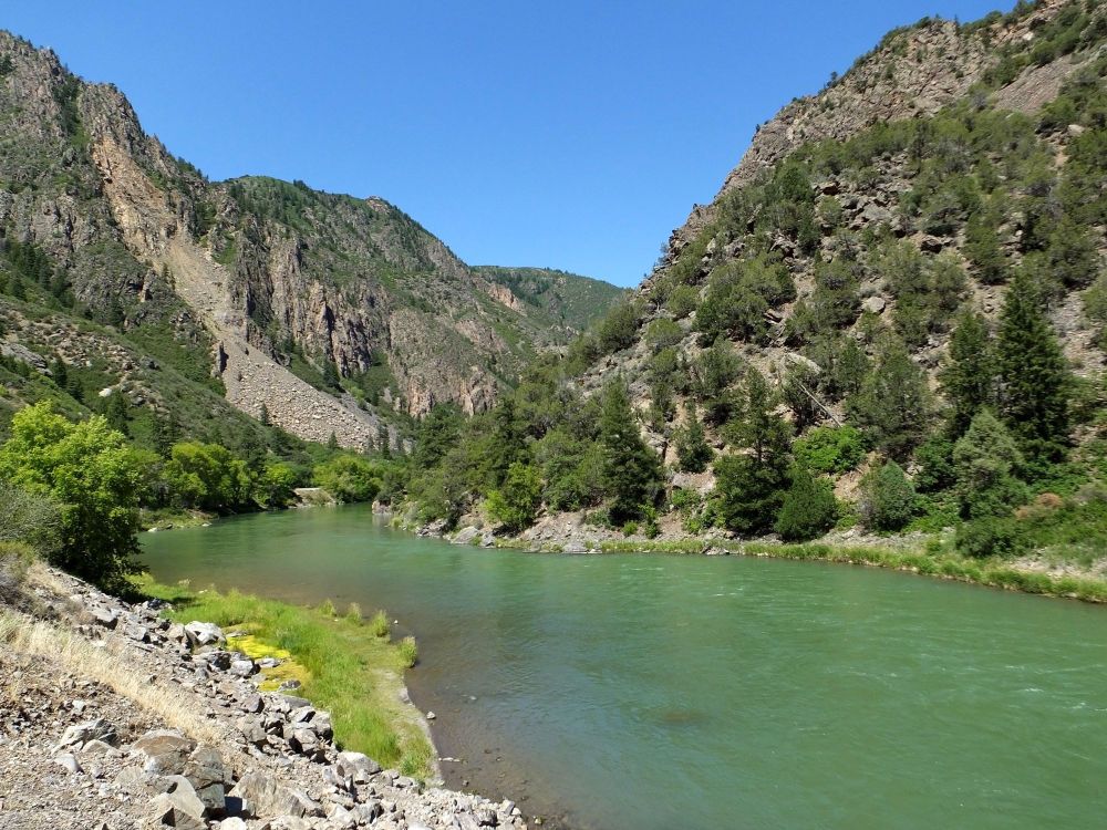 The Gunnison River near East Portal. Black Canyon of the Gunnison National Park, Colorado, 04 Aug 2013. #NationalParks