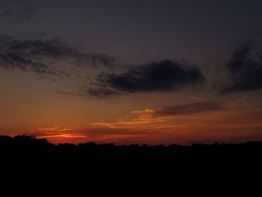 There goes the sun. Blissfield Michigan, 08 Aug 2025.
