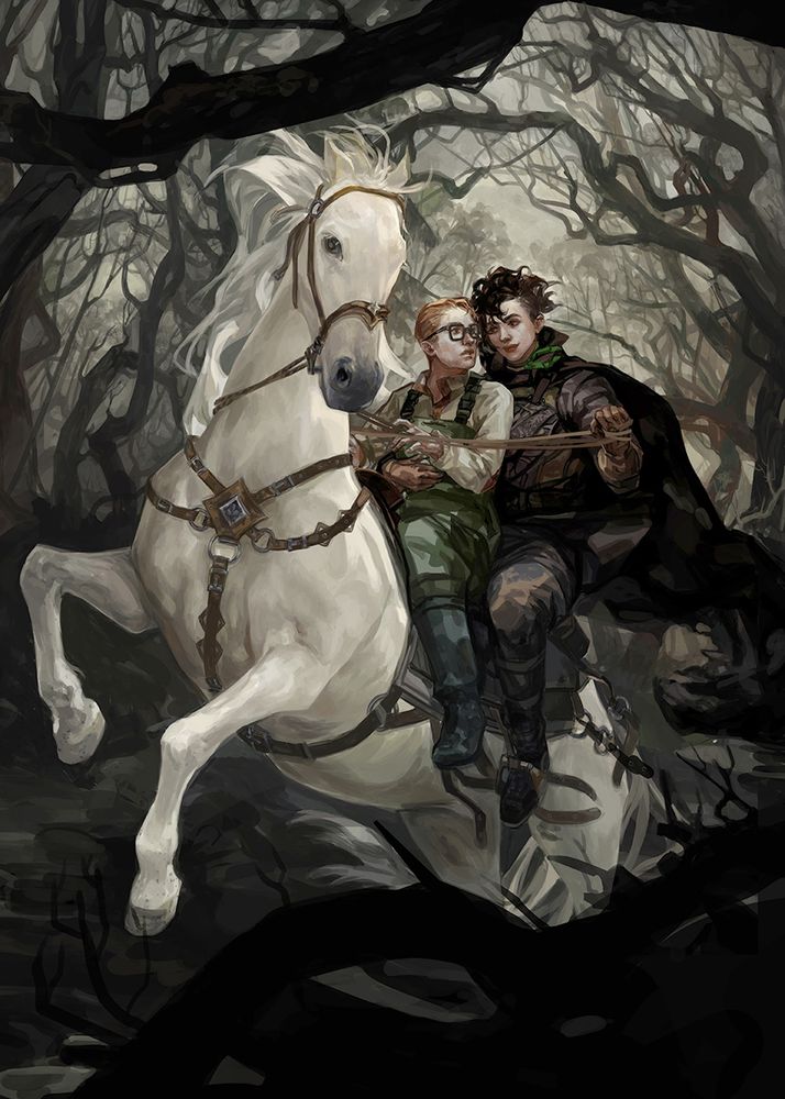 Cover art for “The Feast of Dead Man's Hollow” by Desirée M. Niccoli. (Fragment)
