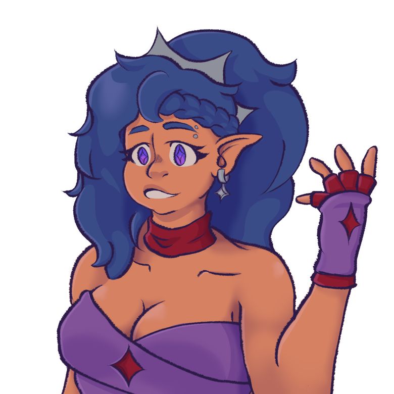 PNGTuber example from Pastel Madness