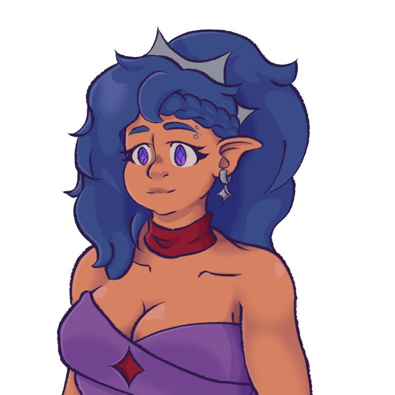 PNGTuber example from Pastel Madness (neutral pose)