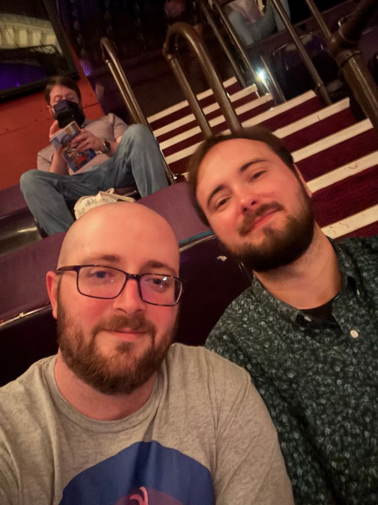 Me and my partner at Oh Mary