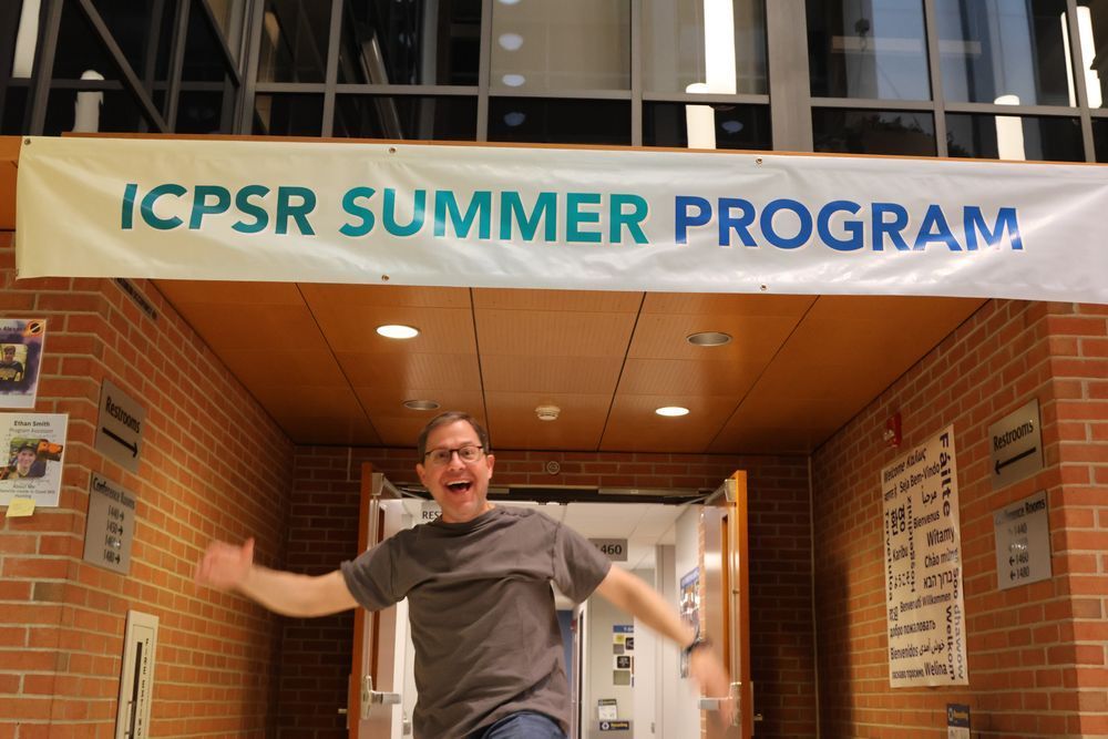 A man stumbling to the left after a jump of excitement