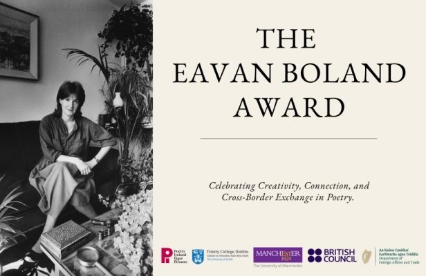 Poster promoting The Eavan Boland Award