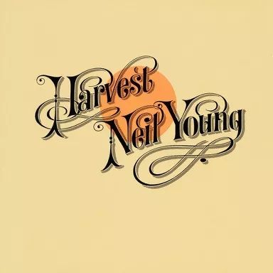 Harvest by Neil Young Album cover. 