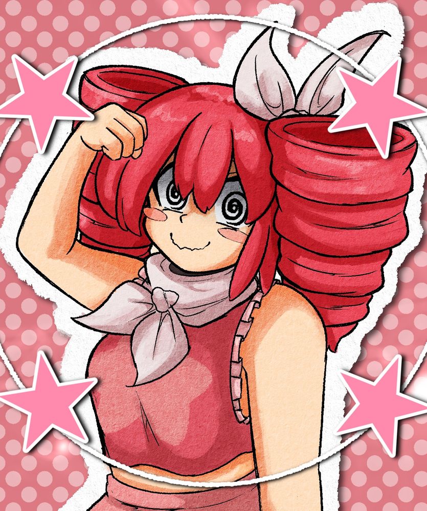 Kasane Teto going teehee pero in her Spoken For outfit
