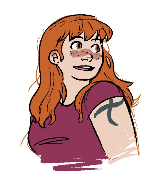 a digital illustration of Nami.