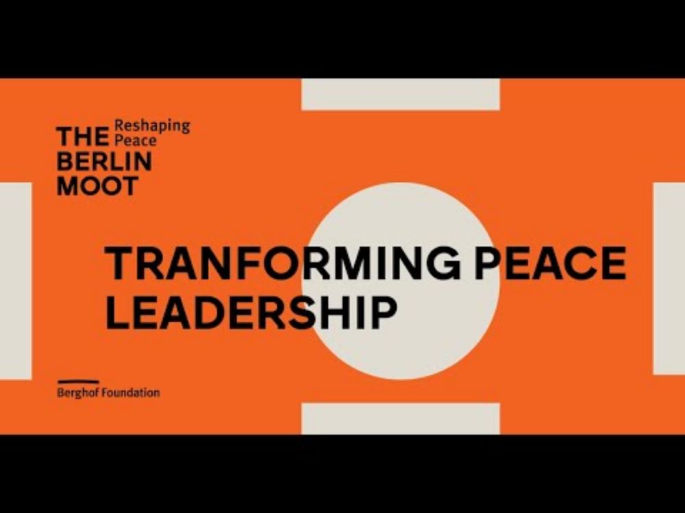 Transforming peace leadership panel