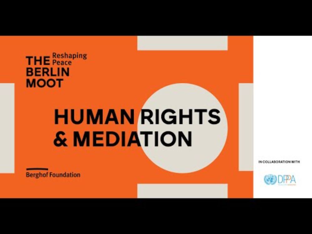 Human rights and mediation panel